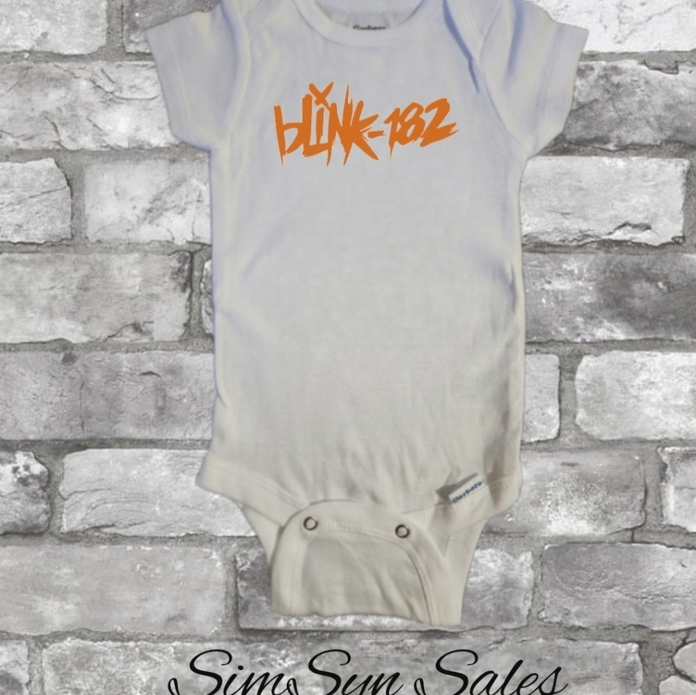 blink-182 Unisex Baby Band Onesie Onepiece Bodysuit 0-3 Months Brand New